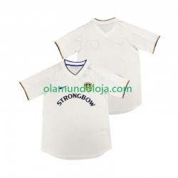 Camisola Leeds United 2000 2001 Retro Homem Equipamento Primeiro Manga Curta